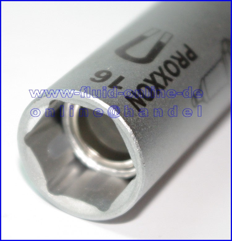 PROXXON 23392 Zündkerzen Nuss 16mm mit Magneteinsatz Antrieb 12,5mm(1/2")