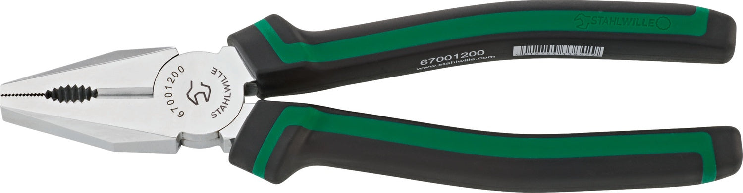 STAHLWILLE 6700 Kombinationszange Länge 200mm verchromter Kopf - 67001200
