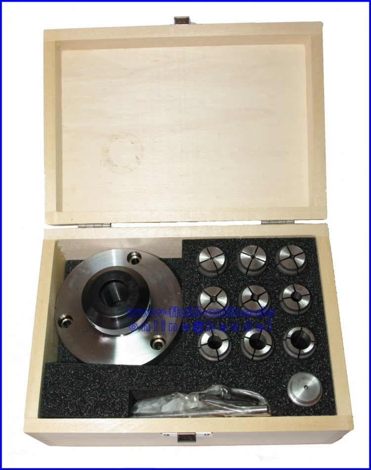 PROXXON 24419 Spannzangeneinrichtung mit 10 Spannzangen für PD400 / UT400 / UT400CNC