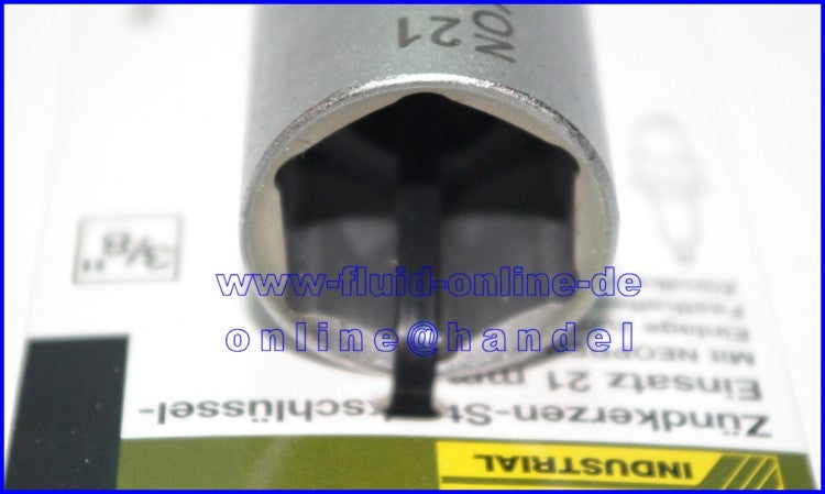 PROXXON 23552 Zündkerzen Nuss mit TPR Einlage 21mm Antrieb 10mm (3/8")