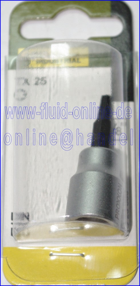 PROXXON 23585 TX25 Torx Einsatz Nuss Antrieb 10mm (3/8") ohne Bohrung