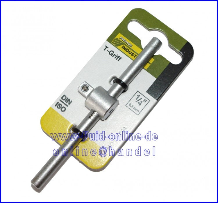 PROXXON 23704 T-Griff Quergriff mit Gleitstück Antrieb 6,3mm (1/4')
