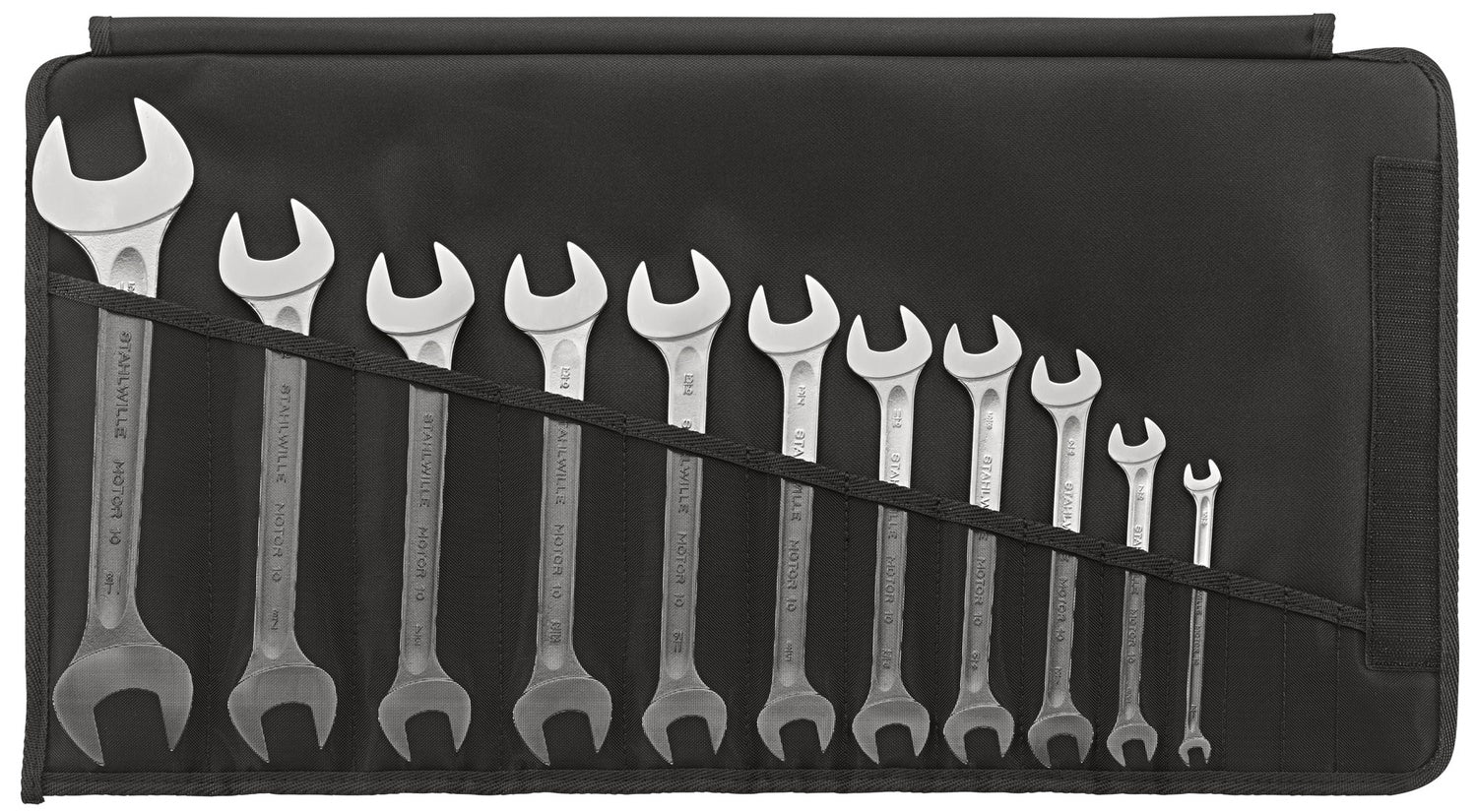 STAHLWILLE 10a/11 ZOLL Satz Doppelmaulschlüssel MOTOR SW 1/4"-1 5/16" - 96404307