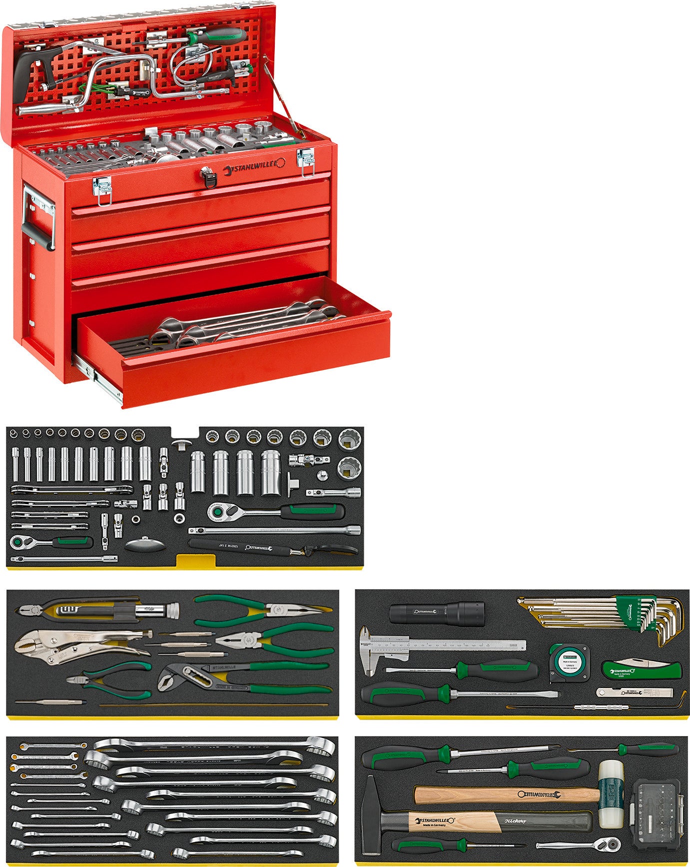 STAHLWILLE 13214a ZOLL Line Maintenance Set im Tragekasten 13216/4 - 98814801