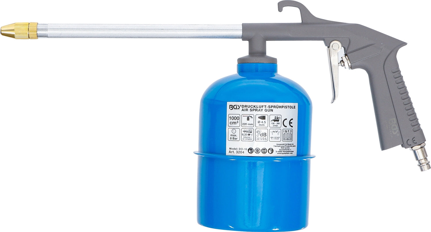 BGS 3204 Druckluft Sprühpistole Behälterinhalt 1000cm³
