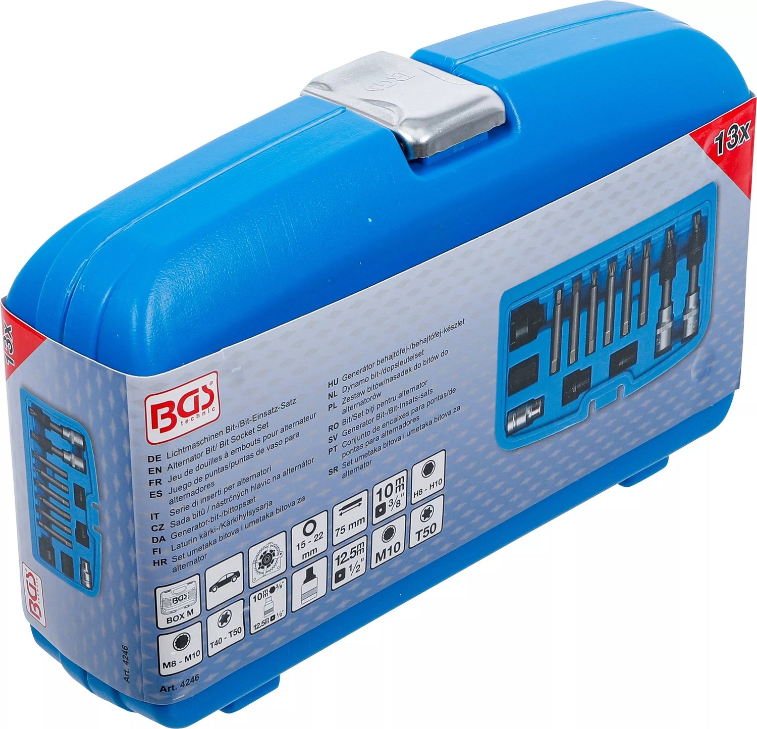 BGS 4246 Satz Lichtmaschinen Freilauf Bits inkl. Adapter Bosch / Valeo