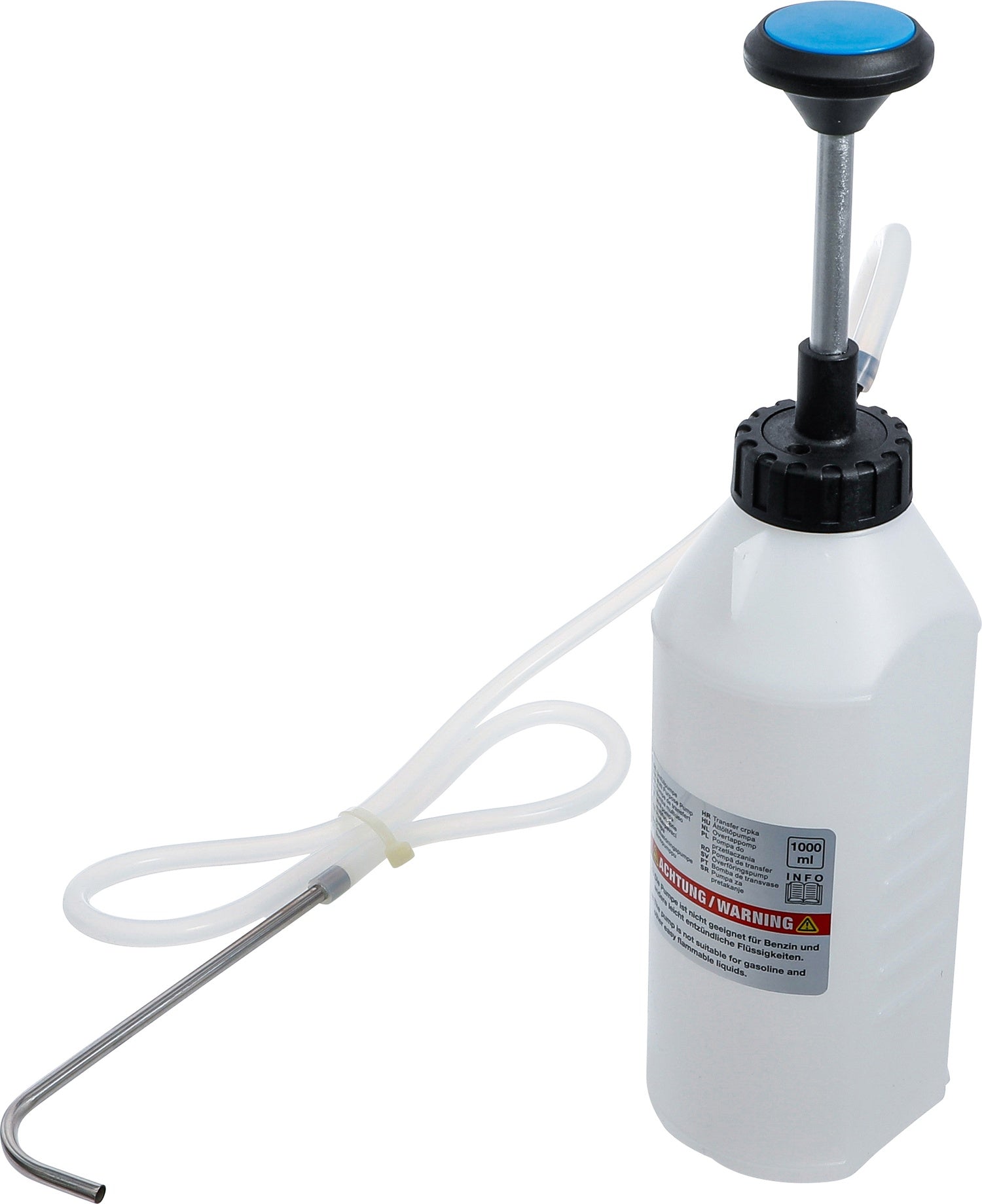 BGS 8356 Umfüllpumpe Einfüllpumpe Handpumpe 1 Liter für Öl Bremsflüssigkeit Reinigungsmittel