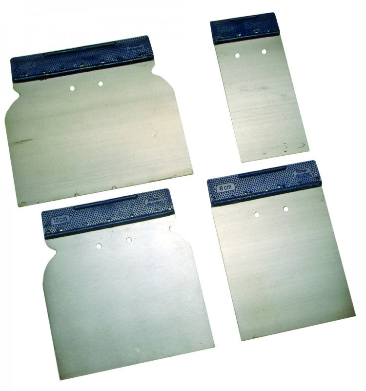 BGS DIY 1636 Satz Japanspachtel auf Federbandstahl Breite 50 80 100 120mm 4 teilig