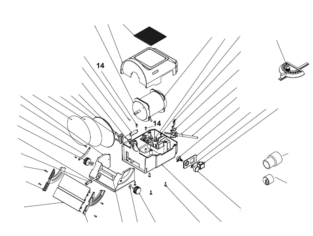 PROXXON 27060-14 Schraube für Tellerschleifgerät TG125/E