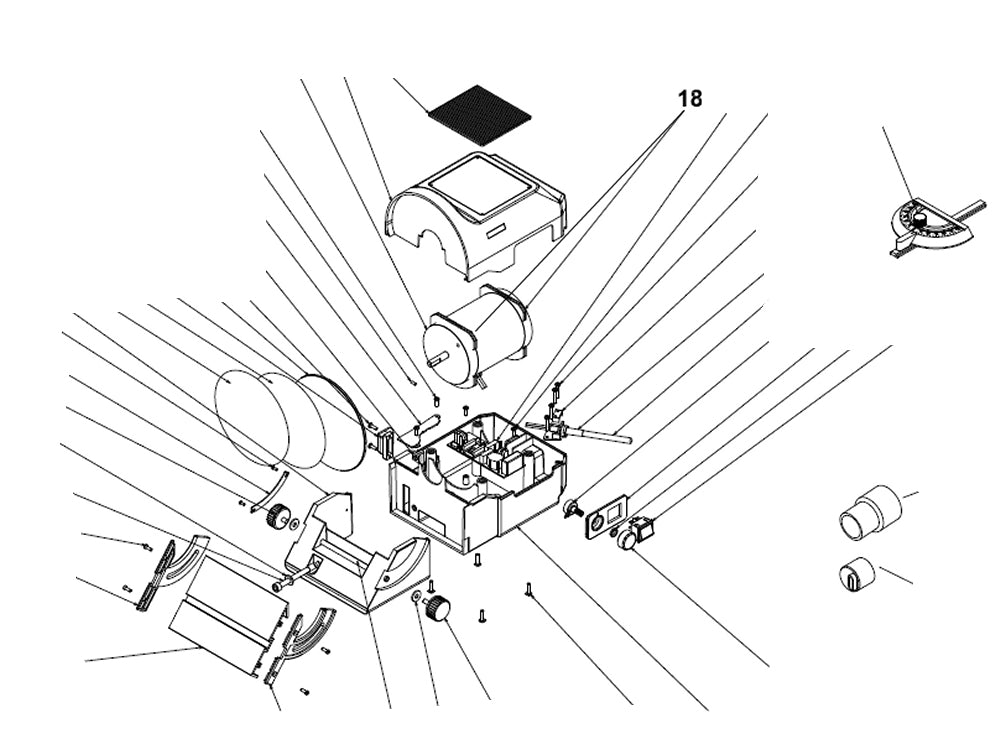 PROXXON 27060-18 Motorhalteband für Tellerschleifgerät TG125/E