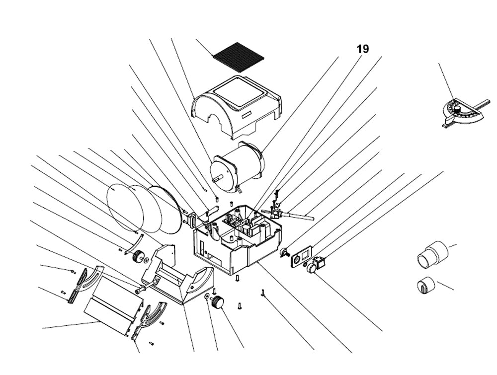 PROXXON 27060-19 Platine für Tellerschleifgerät TG125/E