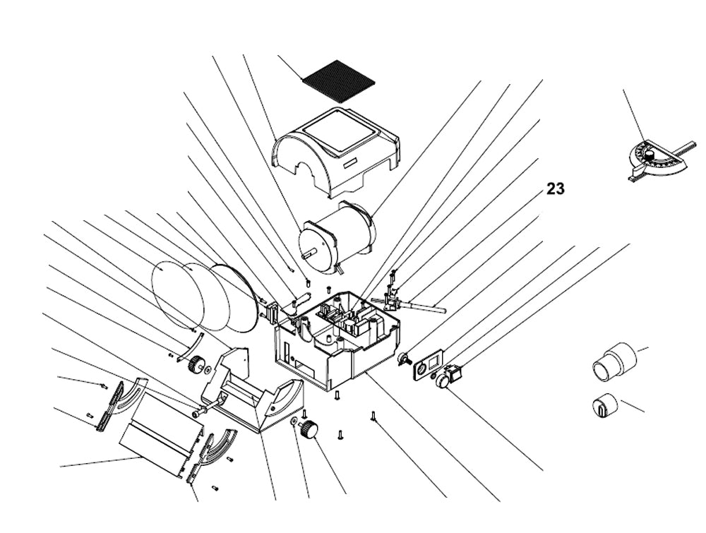 PROXXON 27060-23 Knickschutztülle für Tellerschleifgerät TG125/E