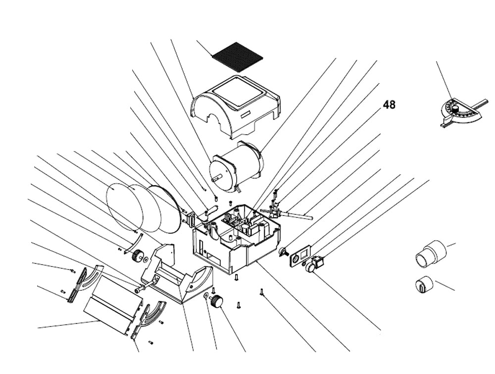 PROXXON 27060-48 Zugentlastung für Tellerschleifgerät TG125/E