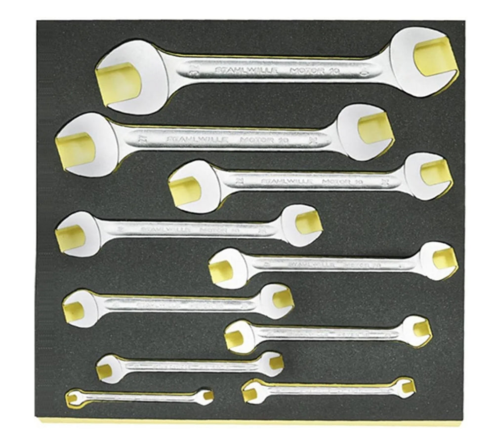 STAHLWILLE TCS 10/10 Doppelmaulschlüsselsatz 6x7-30x32mm - 96838182