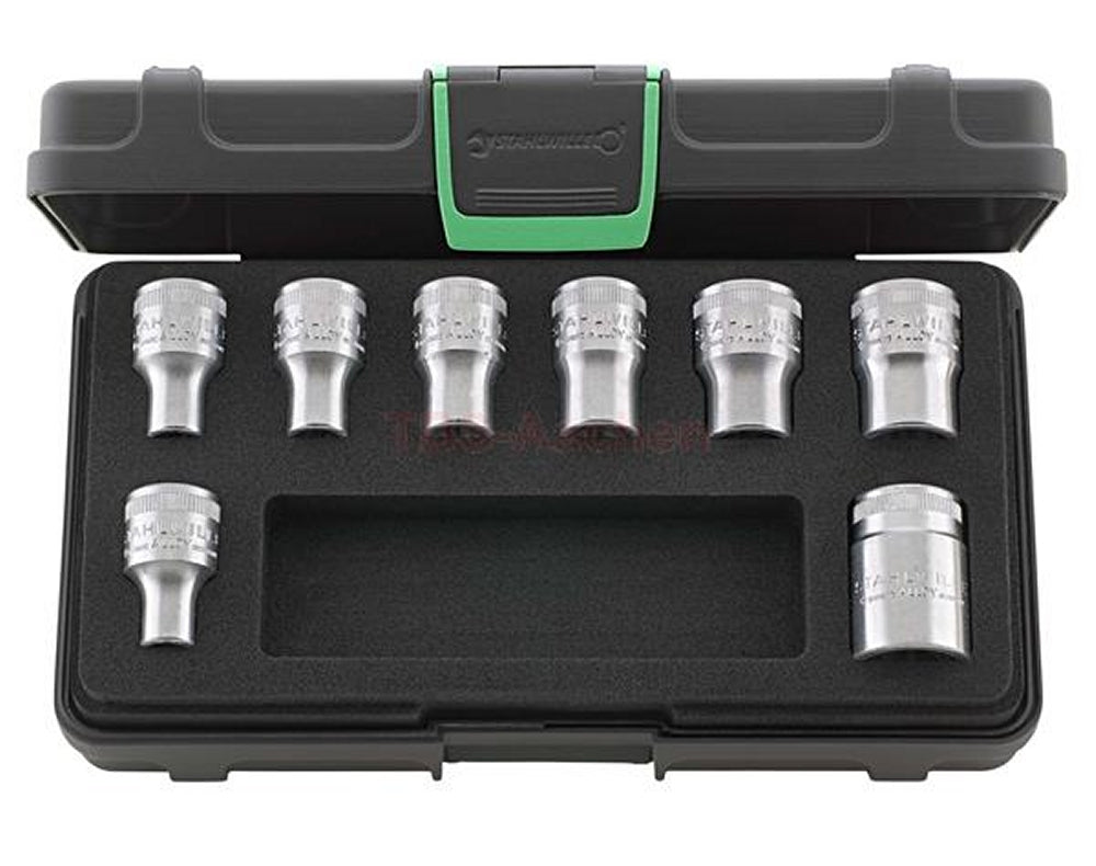 STAHLWILLE 50TX/8 Torx Steckschlüssel Garnitur E-Profil Antrieb 12,5mm (1/2") - 96033704