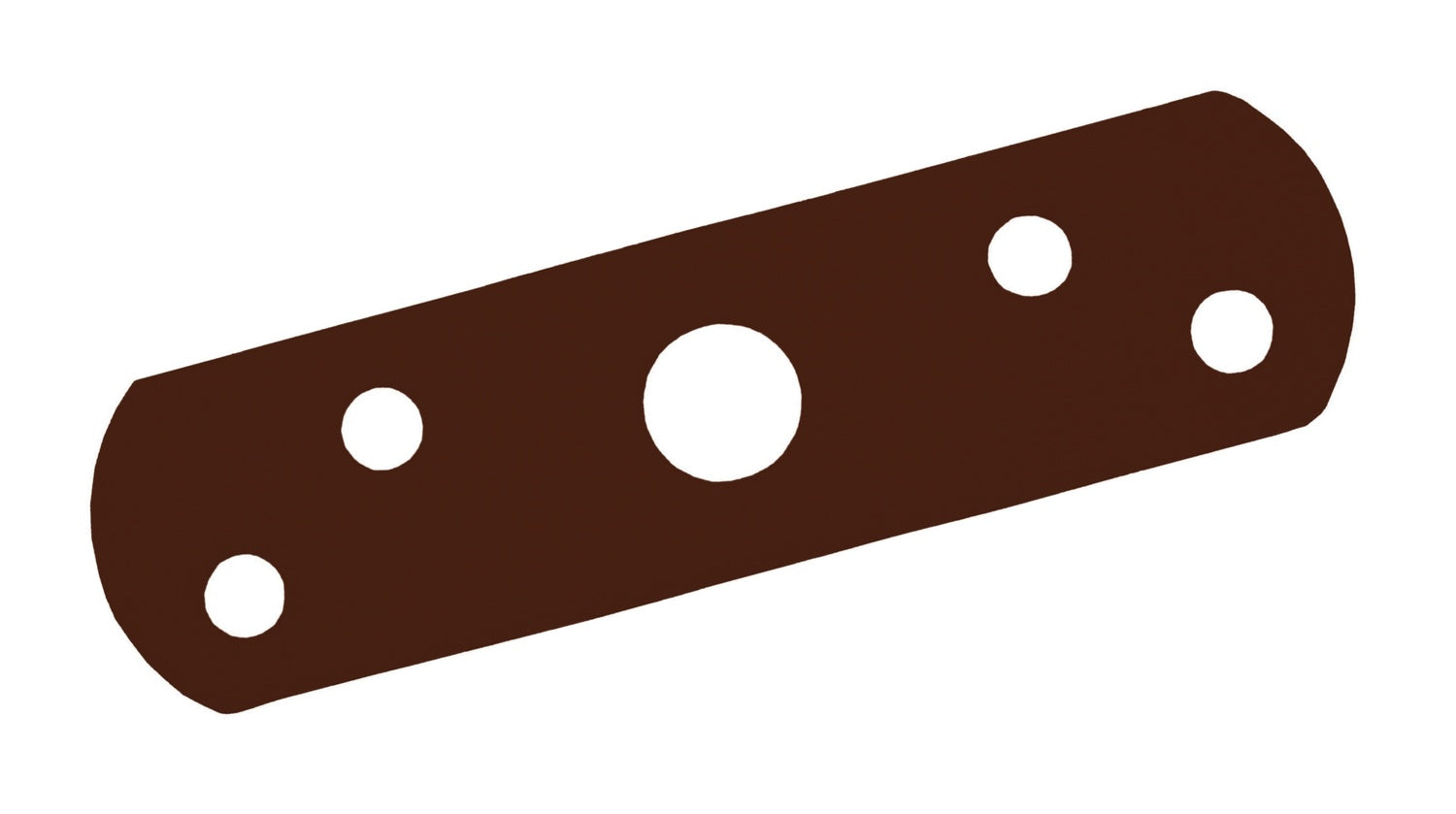 BASI Set Zusatz Distanzplatten Braun 5 x 1,0mm 5 x 2,0mm