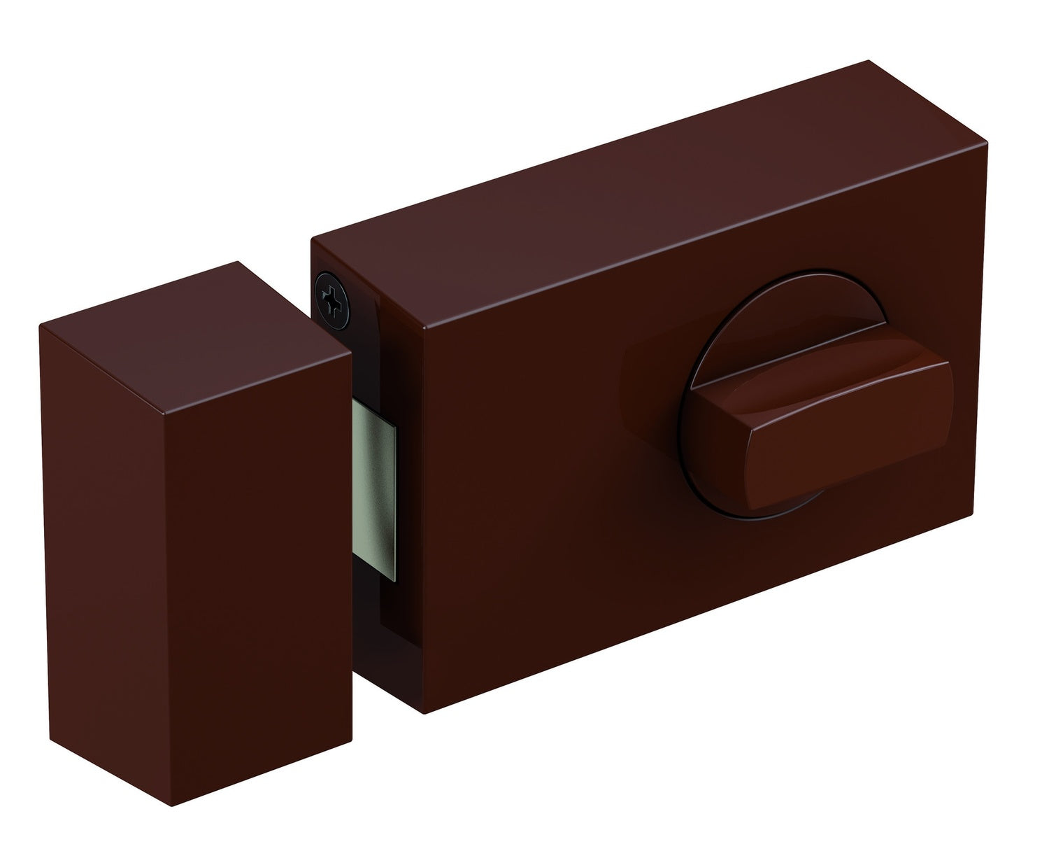 BASI KS 500-60 Braun Türzusatzschloss Eckig Dornmaß 60mm