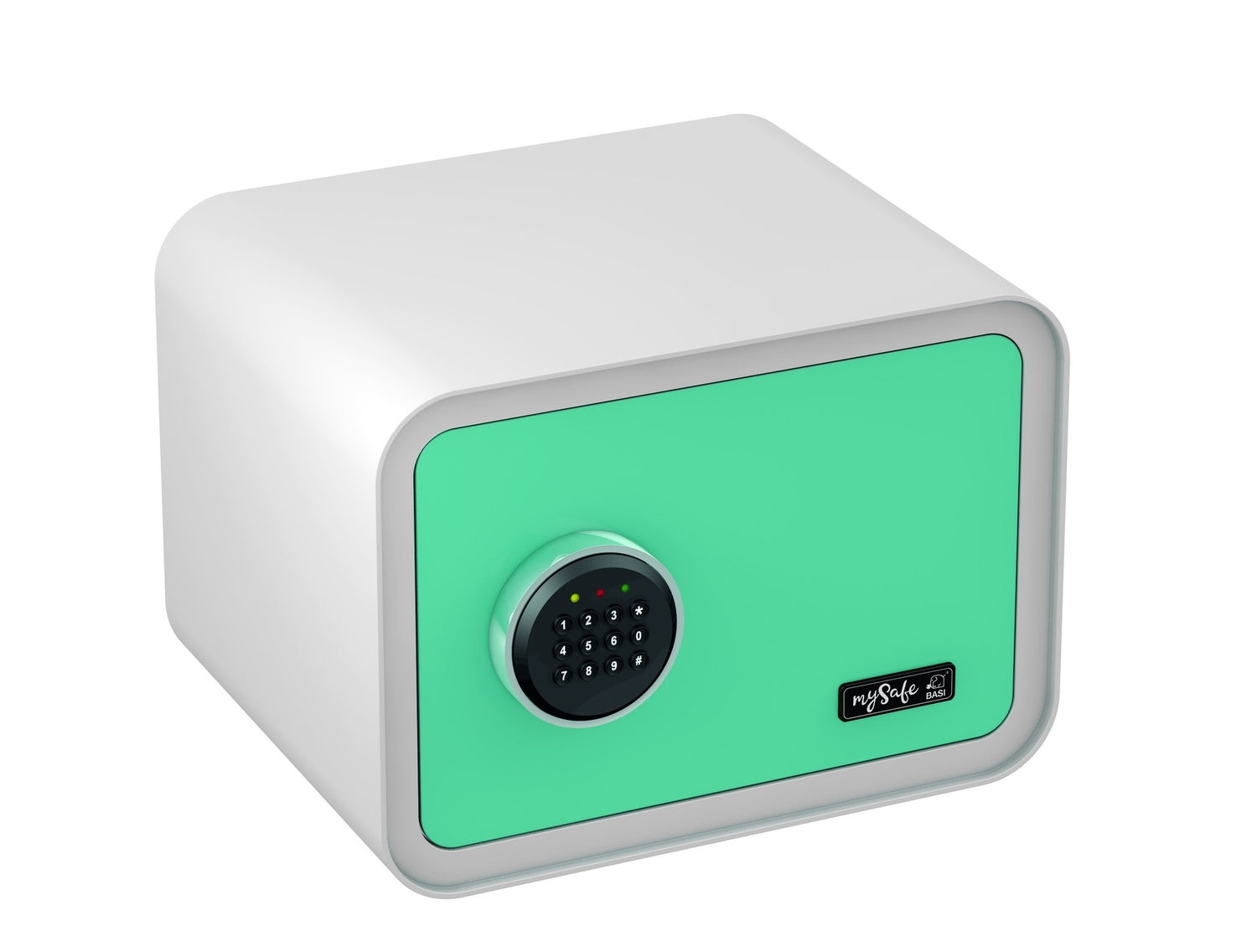 BASI mySafe 350-Code Blau-Weiß Elektronik Möbel Tresor