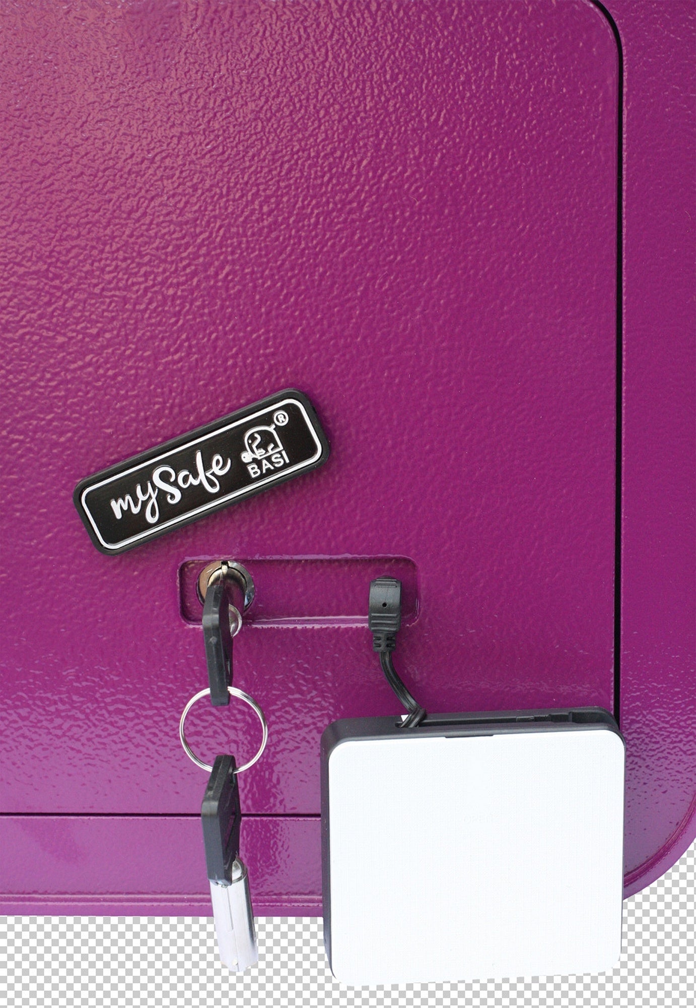 BASI mySafe 430-Fingerprint Beere Elektronik Möbel Tresor