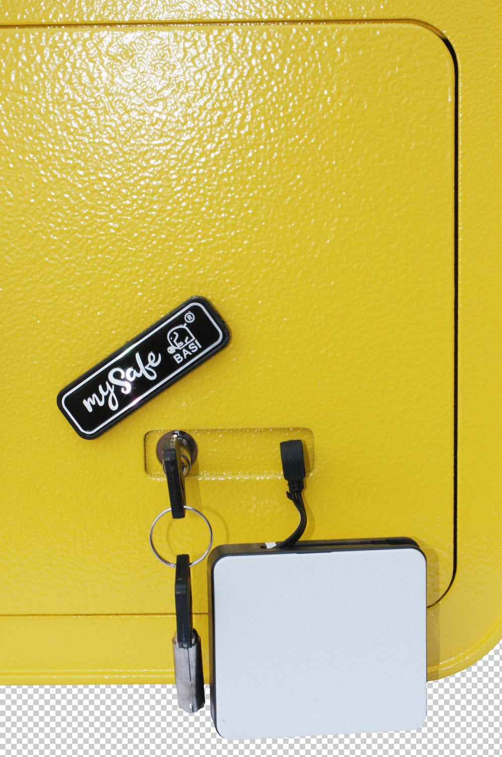 BASI mySafe 430-Code Zitronengelb Elektronik Möbel Tresor