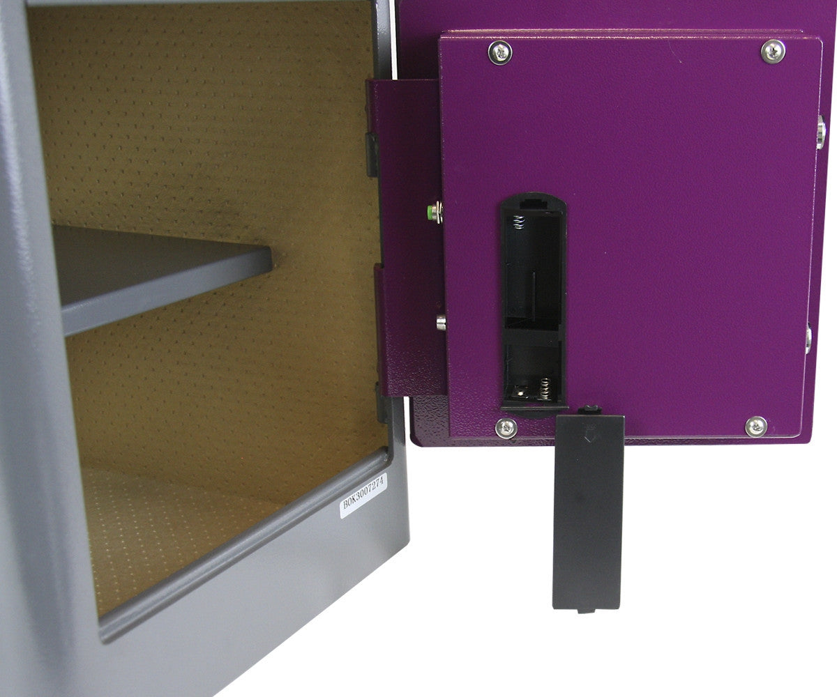 BASI mySafe Premium 350-Beere/Grau Elektronik Möbel Tresor Touch-Display