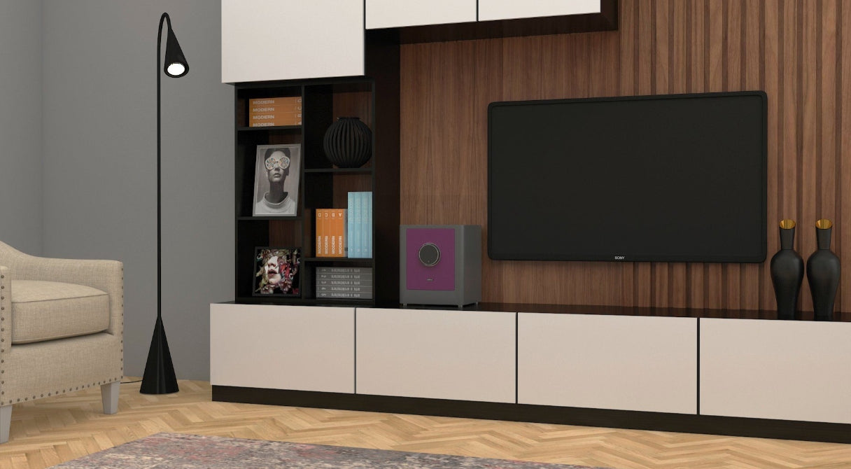 BASI mySafe Premium 350-Beere/Grau Elektronik Möbel Tresor Touch-Display