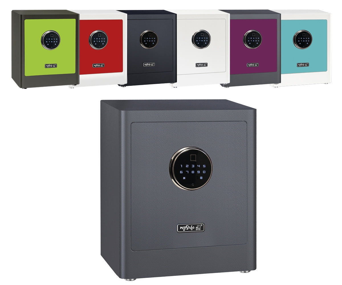BASI mySafe Premium 350-Grau Elektronik Möbel Tresor Touch-Display