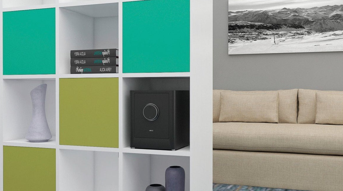 BASI mySafe Premium 350-Schwarz Elektronik Möbel Tresor Touch-Display