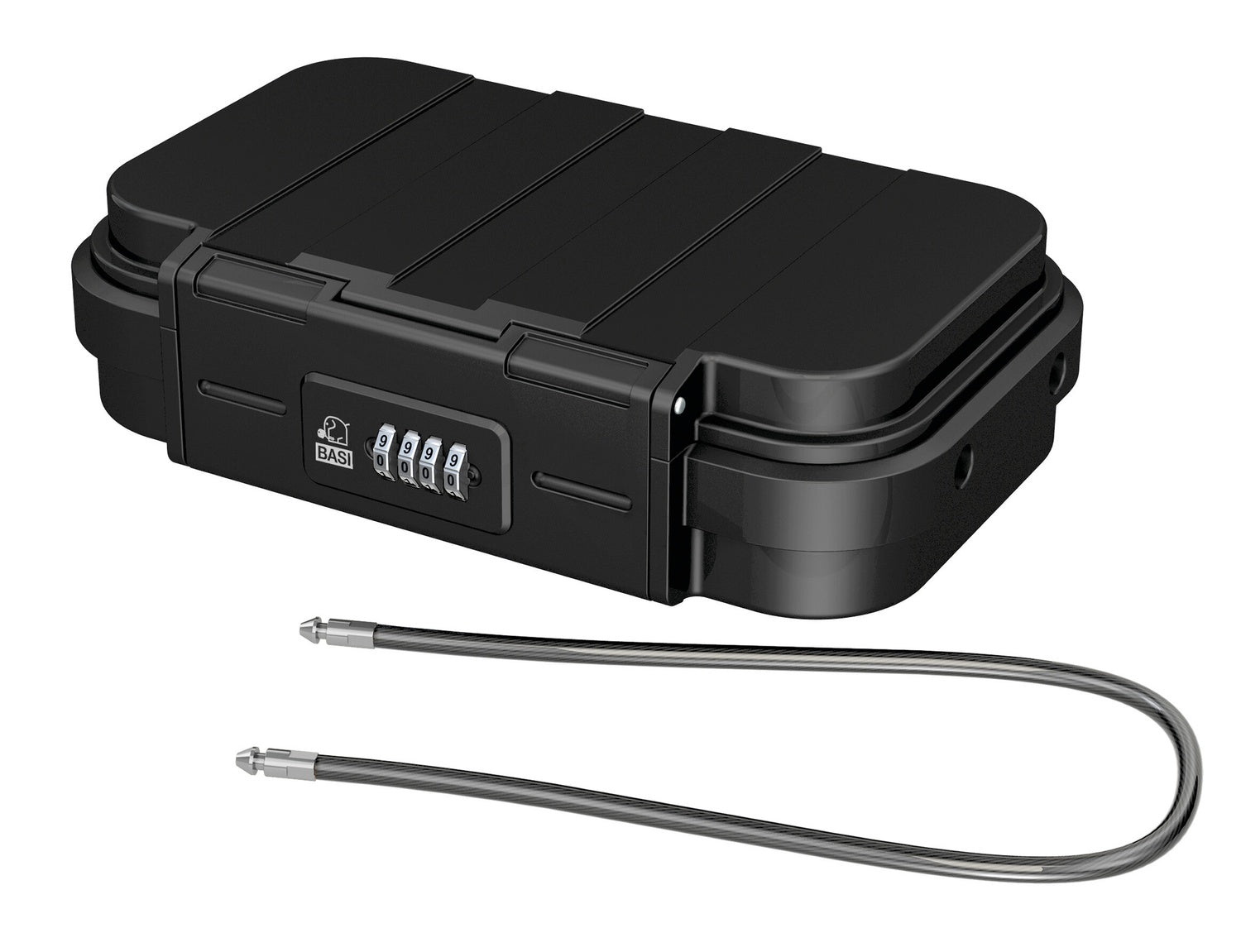 Basi 2100-0015 Mobiler Safe mit Zahlenschloss MSZ 200 Reisesafe