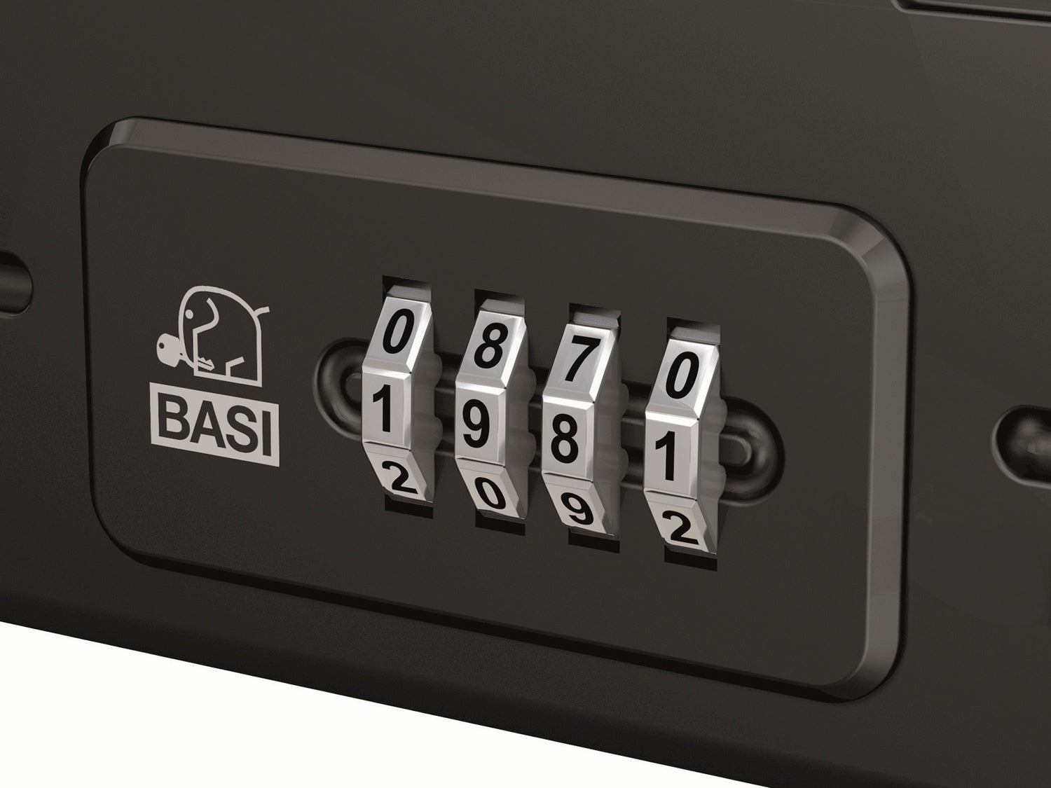 Basi 2100-0015 Mobiler Safe mit Zahlenschloss MSZ 200 Reisesafe
