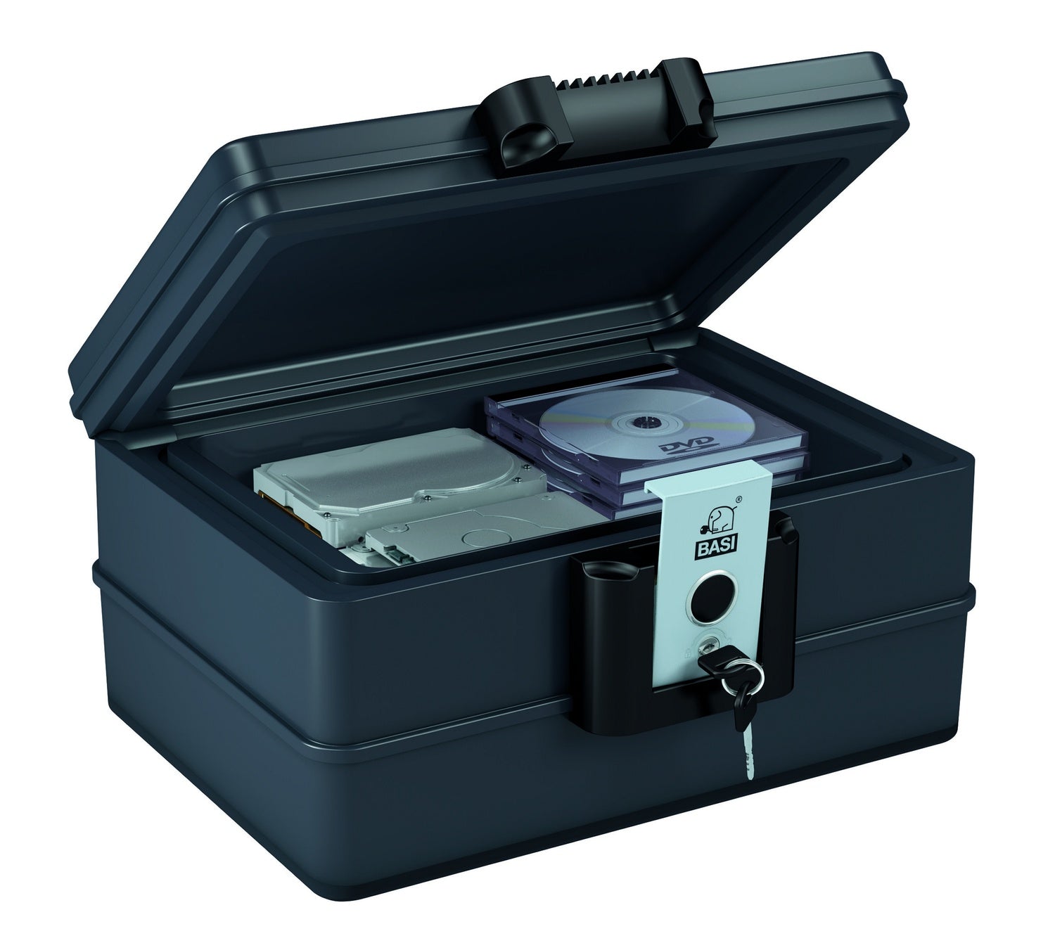 BASI DB 210L Dokumentenbox feuerfest wasserfest 9,8 Liter Dokumente Schützen