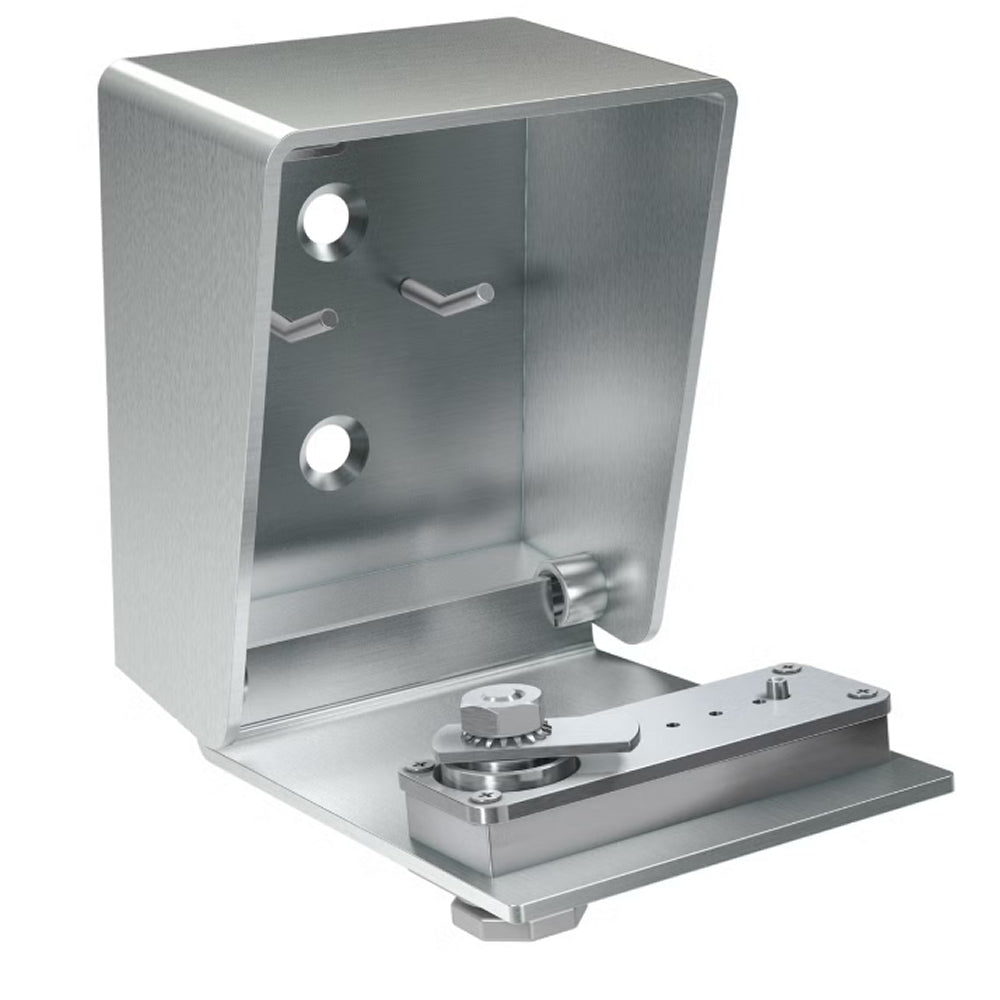 BASI 2101-0015 Schlüsselsafe SSZ 350 mit Zahlenschloss 2 Schlüsselhaken Edelstahl