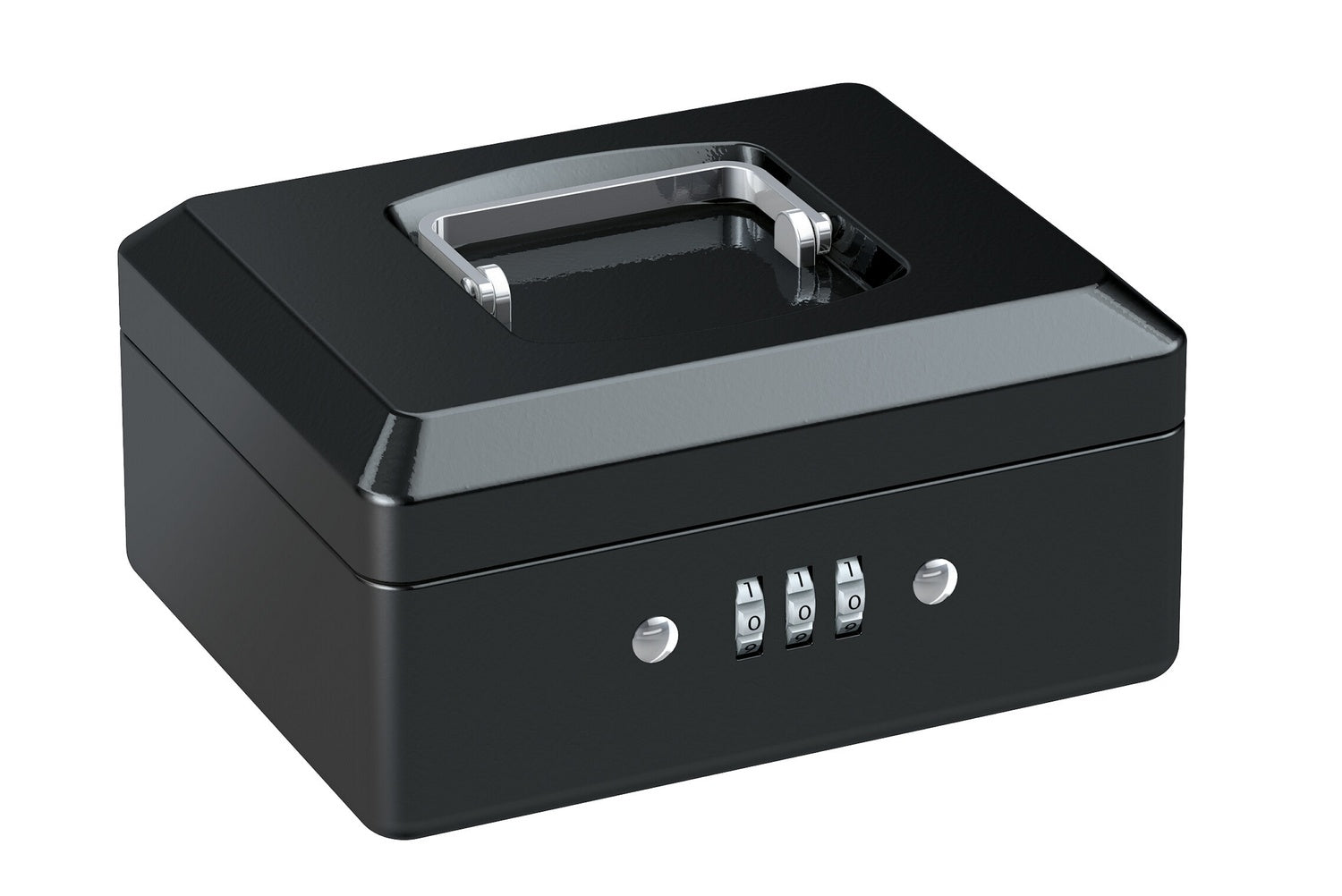 BASI GKZ 10M Geldkassette M Schwarz Zahlenkombination Hebelschloss