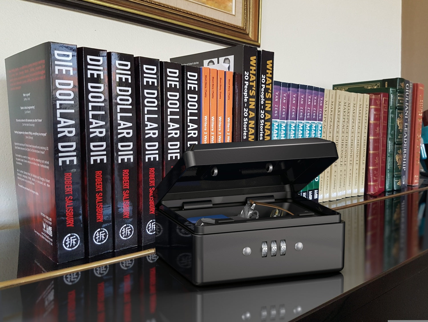 BASI GKZ 10M Geldkassette M Schwarz Zahlenkombination Hebelschloss