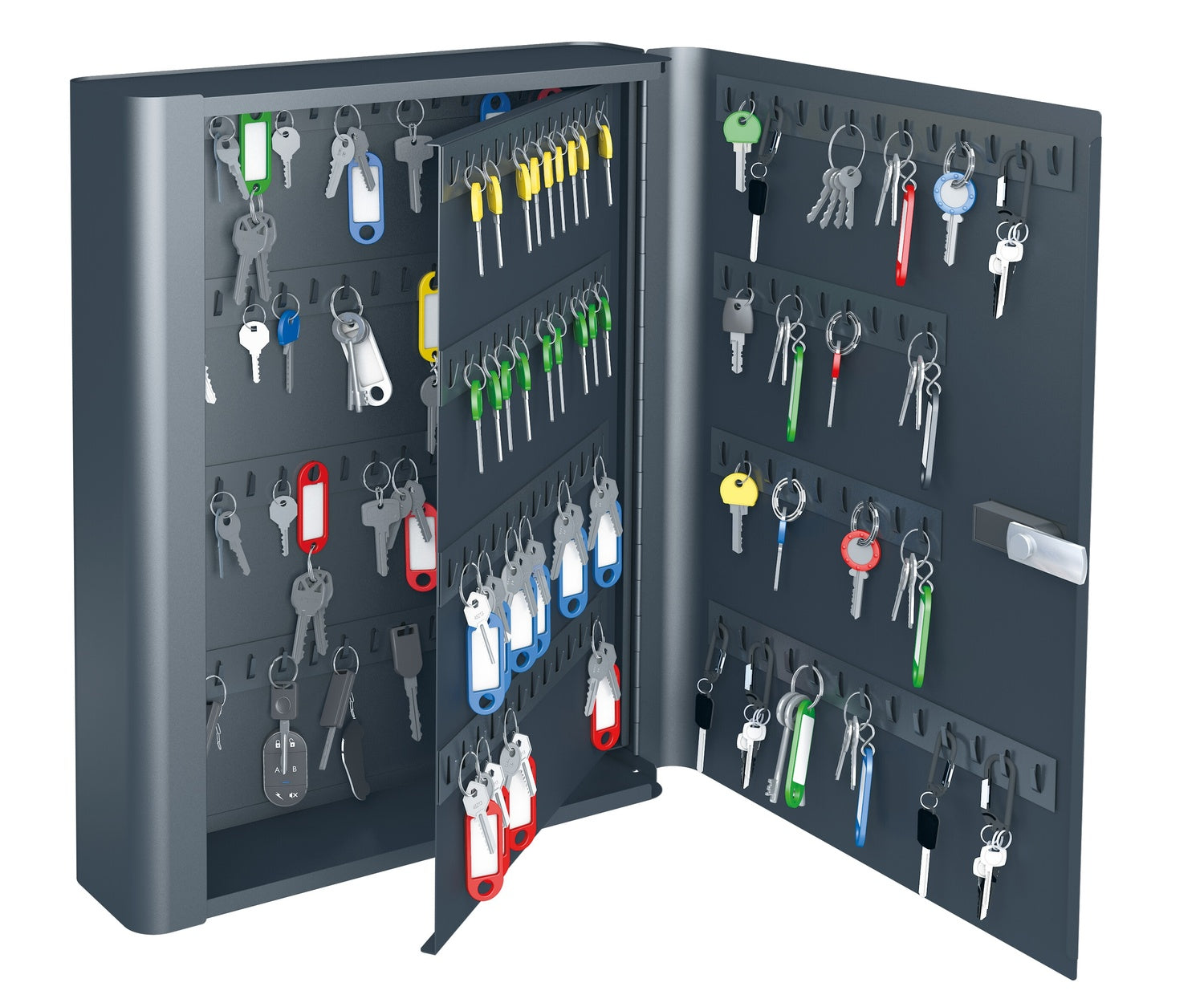 BASI 2170-1204 Schlüsselkassette SK 80 mit 204 Haken Schlüsseltresor Schlüsselsafe