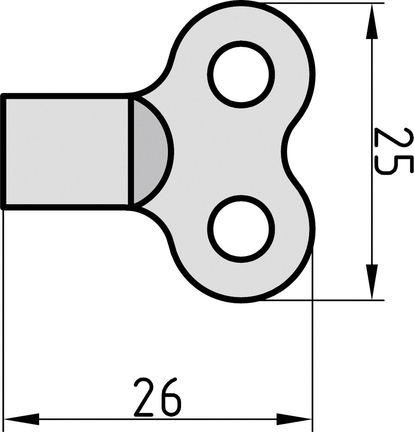 BASI 323 Heizkörper Entlüftungsschlüssel Innenvierkant Heizkörperentlüftung