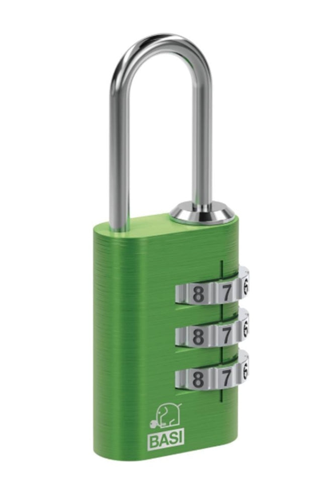 Basi 6170-4000-1500 Kofferschloss KS 611 mit einstellbarer Zahlenkombination Grün