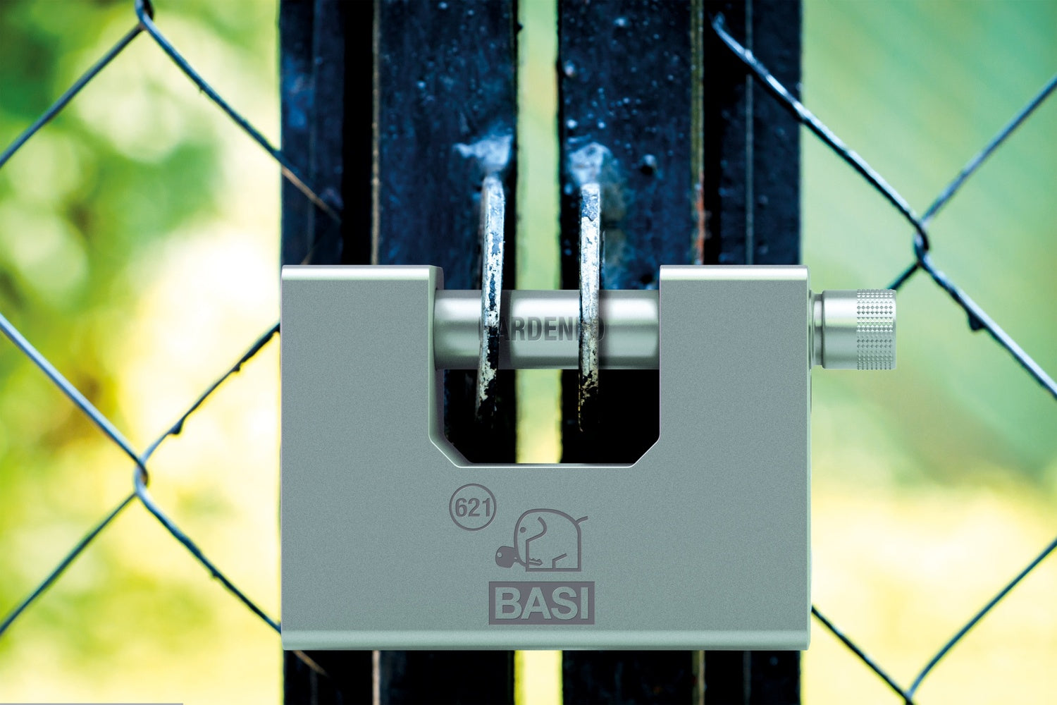 BASI 6210-9000 Vorhängeschloss VHS 621 90/ZA mit Zylinderabdeckung 3 Schlüssel