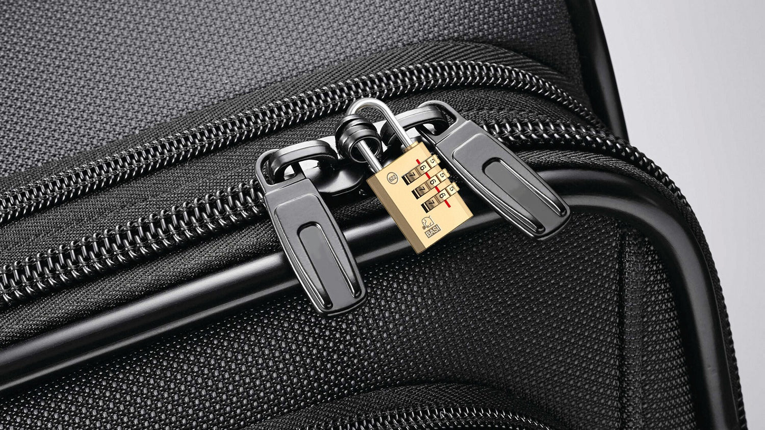 BASI 6220-2000 Kofferschloss KS 622 Messing 20mm Vorhangschloss Zahlenkombination