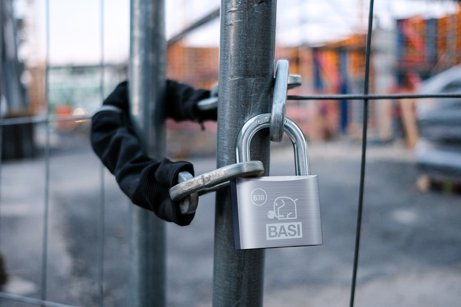 BASI 6300-5000 Vorhangschloss VHS 630 Aluminium 50mm 2 Schlüssel