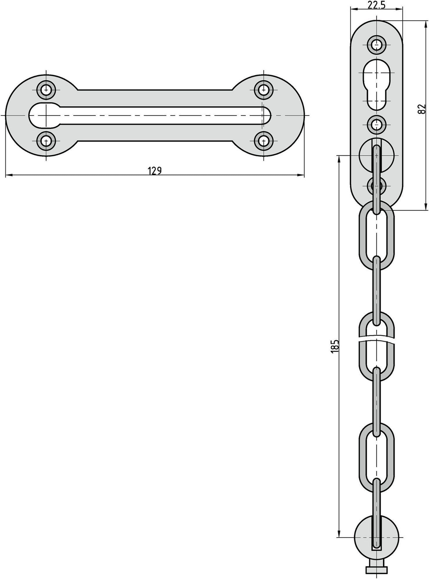 BASI TK 21 Türkette mit Kratzschutz