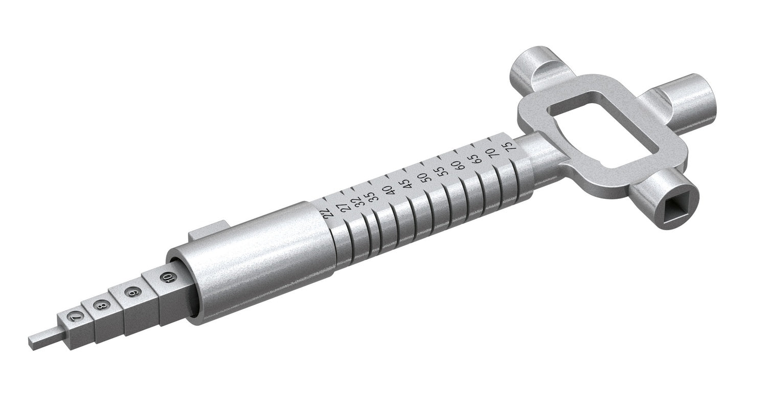 BASI 668N Universalschlüssel Universal Steckschlüssel Bauschlüssel Architektenschlüssel