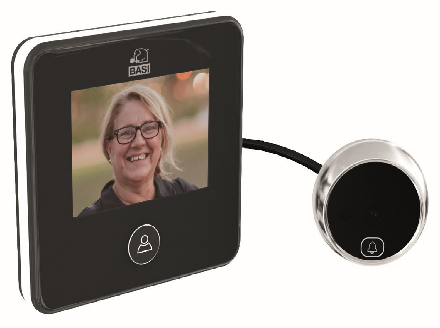 BASI TS 800 Digitaler Türspion Nachtsicht Fotospeicher Klingel 6800-0010
