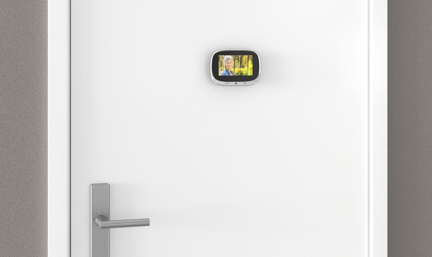 BASI TS 810 Digitaler Türspion Nachtsicht Bewegungsmelder Klingel