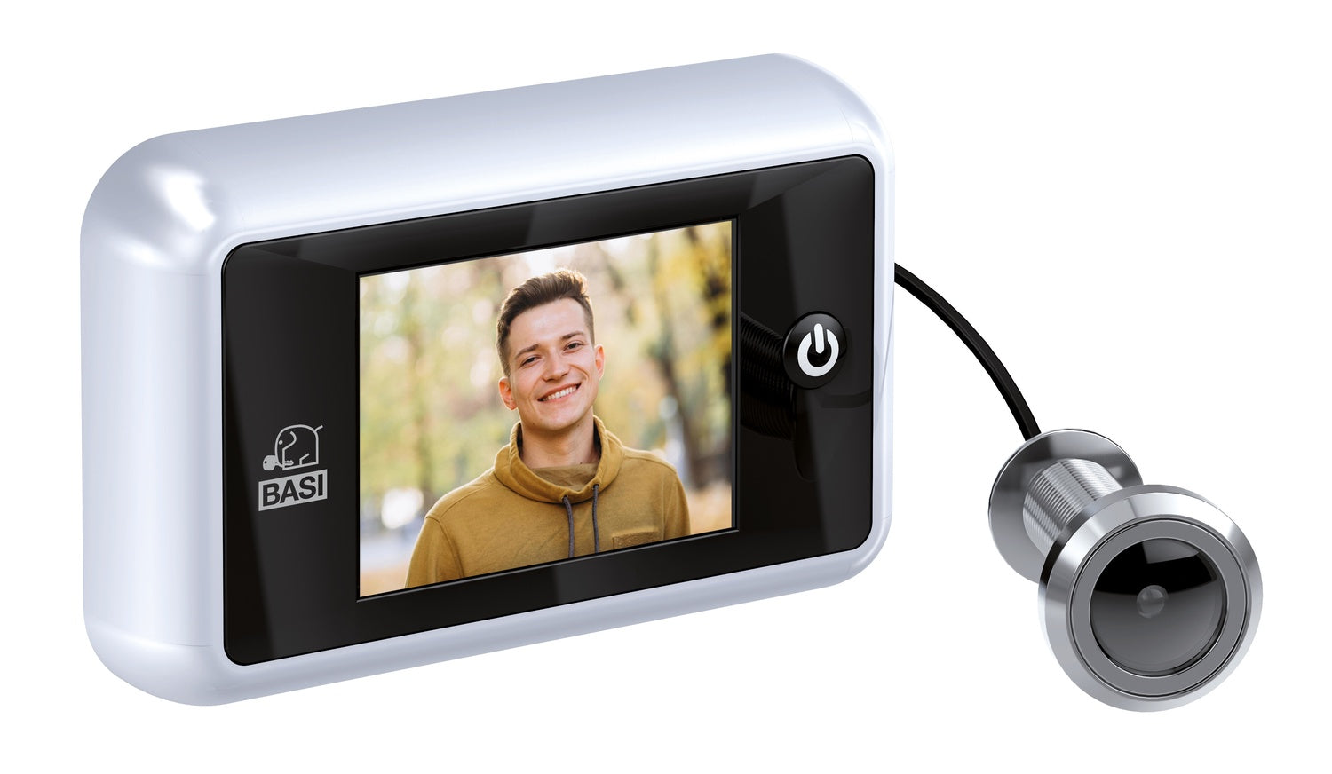 BASI TS 700 Digitaler Türspion Silber 3,5" Display Türsicherung