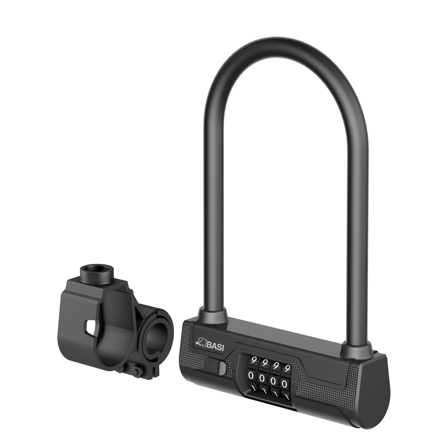 BASI 6990-0317 Bügelschloss ZR 317 mit vierstelligem Zahlencode Fahrradschloss E-Bike