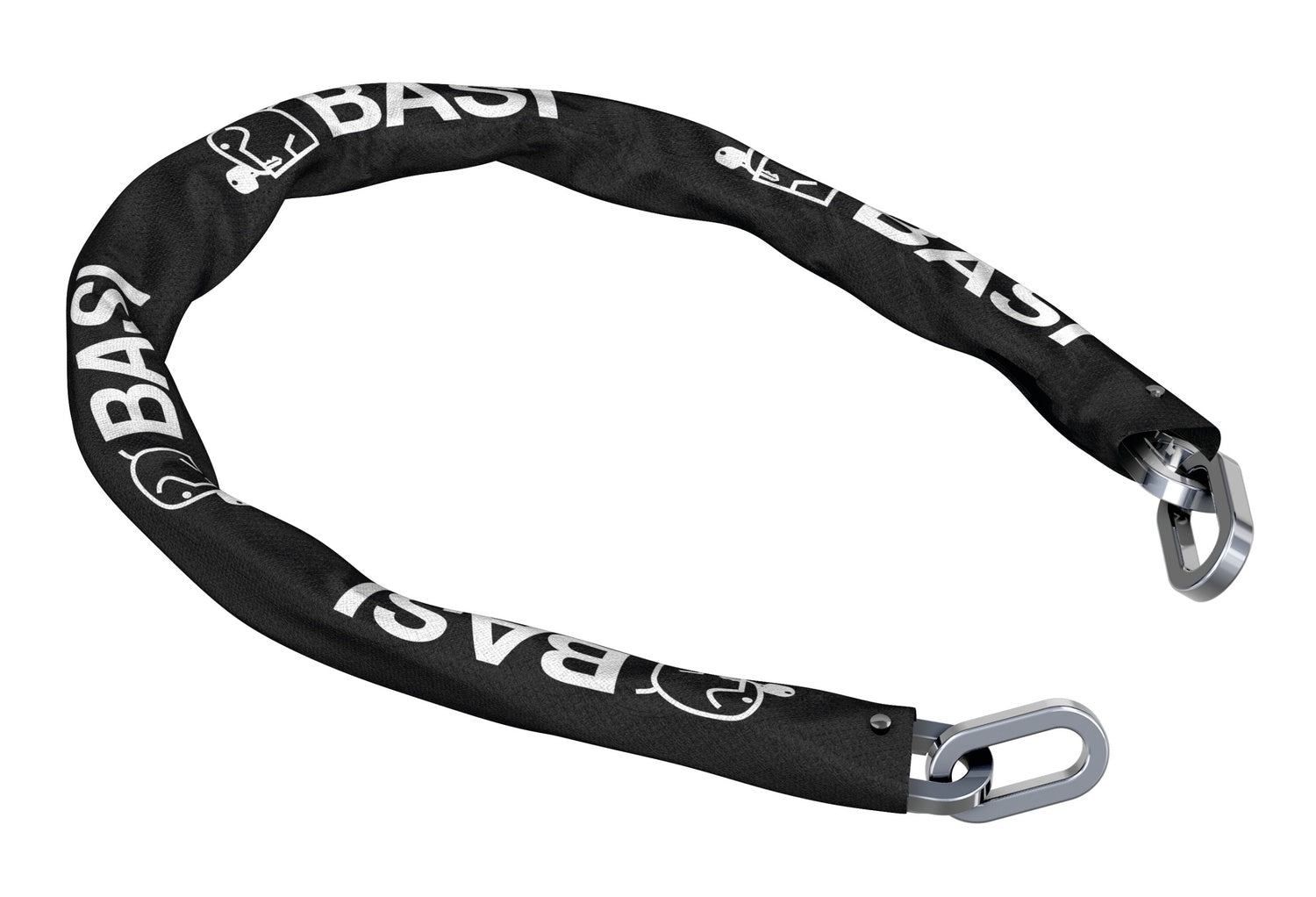 BASI 6990-0318 Stahlkette 10x1100mm Sichern Zweiräder Tore Diebstahlschutz