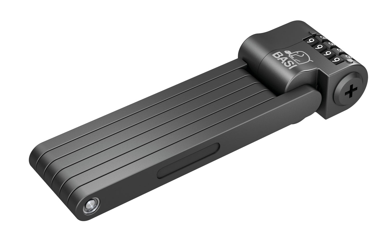 BASI 6990-0319 Faltschloss ZR 319 Fahrrad Rahmenhalterung Länge 950mm Fahrradschloss