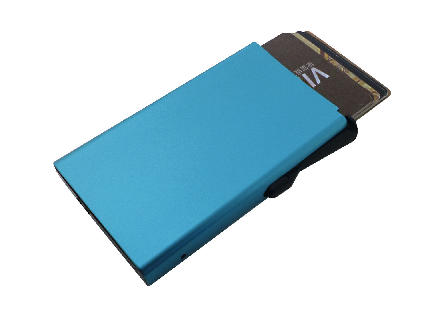 BASI 8015-9040-1300 Kartenetui / Kreditkartenhülle Blau mit NFC-Schutz