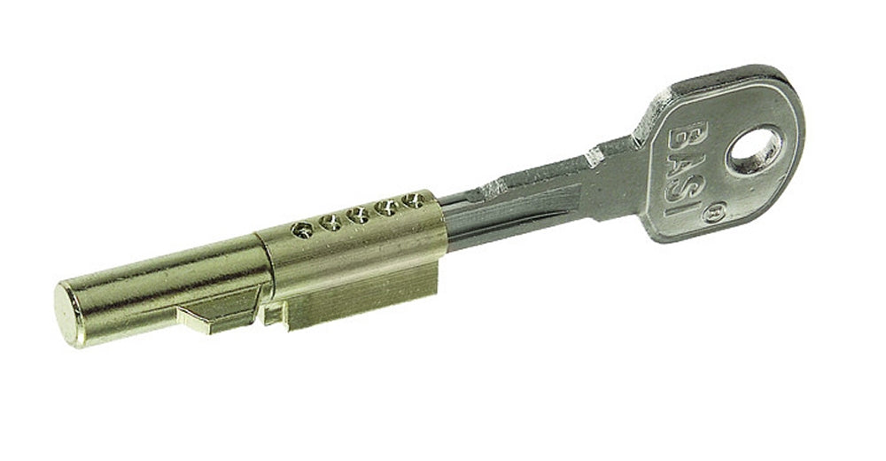 BASI 9000-1201 SS 12 Schlüssellochsperrer gleichschließend mit 2 Schlüsseln